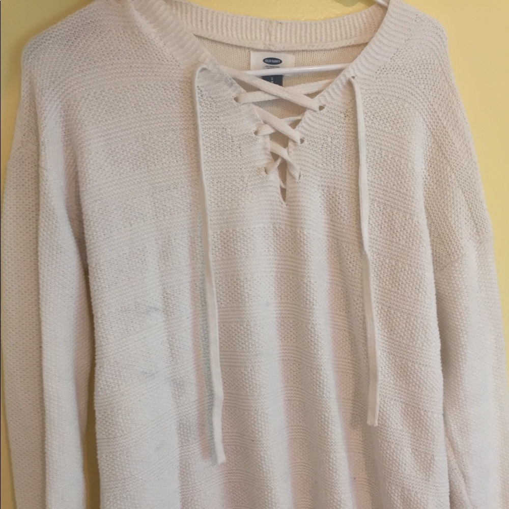 Cable knit sweater